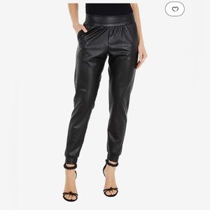 Commando faux leather jogger